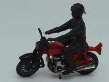 Figurine en plastique et métal MOTARD POLICE Tour de France etc LESNEY