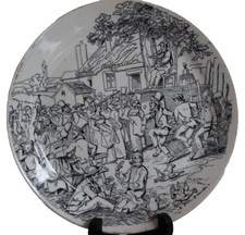 Belle assiette faïence de