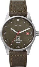 Montre TRIWA TIME FOR PEACE HUMANIUM METAL 39 HU39GR-CL080912 Homme Vert