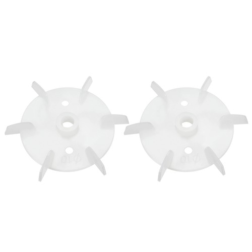 2pcs 97x10mm white plastic - white,