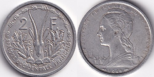 Francs 1948 afrique - 2,