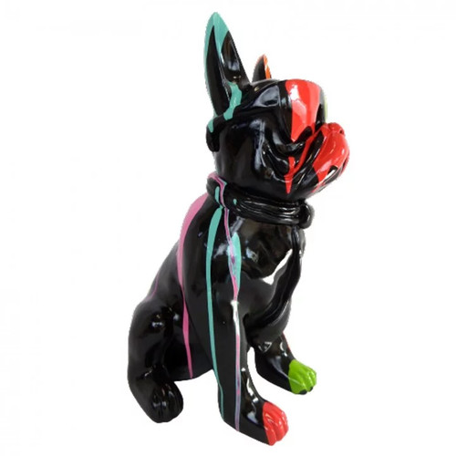 Statue chien bouledogue