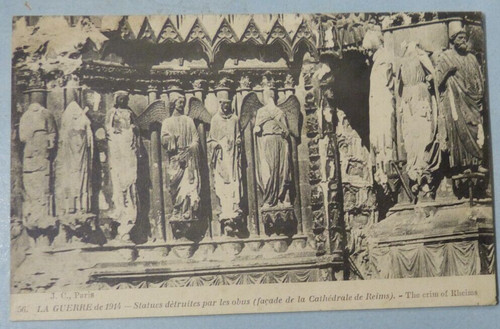 Guerre reims statues - guerre,