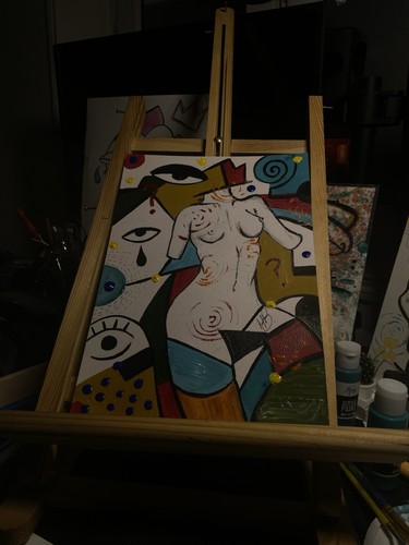 Peinture contemporaine sur