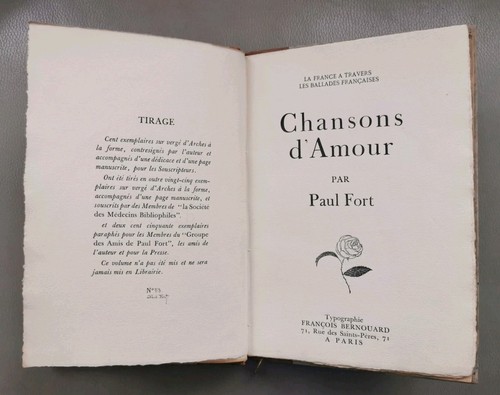 Chansons amour paul fort - chansons, d'amour