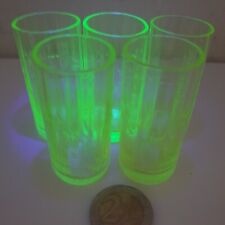 lot 5 verres ouraline