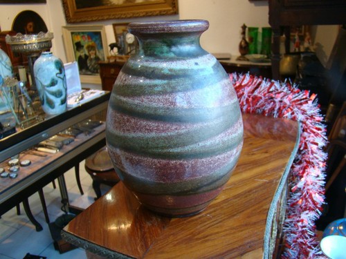 Signé accolay vase - signé, en