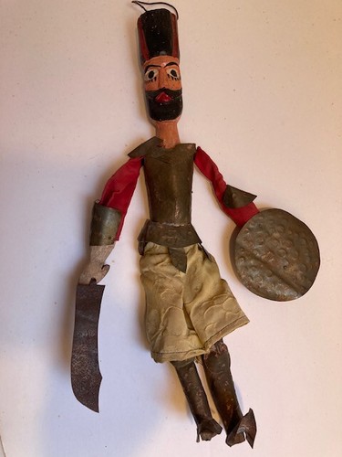 Ancienne marionnette bois - marionnette, en