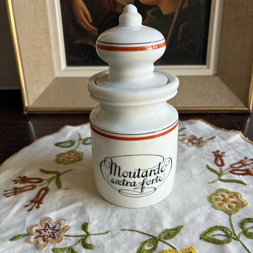 Moutardier porcelaine - moutardier,