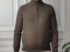 1 pull homme laine en kaki