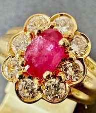 BAGUE POMPADOUR SERTI DE 8