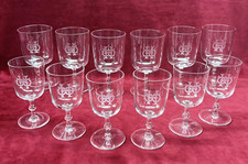 CLICHY 12 WINE CRYSTAL GLASSES