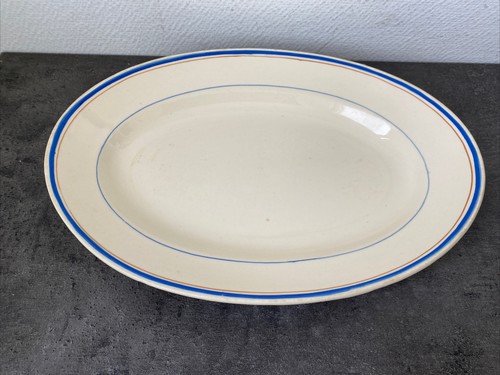 Ancien plat ovale orchies - ovale,