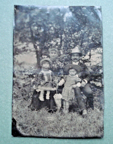 Ferrotype photo de famille - 1/6,