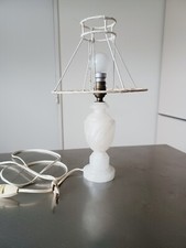 Lampe ancienne albâtre Avec Carcasse Abat-jour 