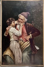 Tableau Peinture Huile Sur