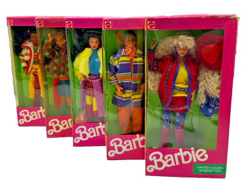 Barbie 1991 united colors - barbie,