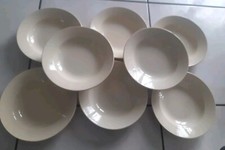 LOT DE 8  ANCIENNES ASSIETTES