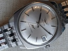 Longines Ultra-Chron Acier Inoxydable Ref.78519 Automatique 33mm Argent Cadran