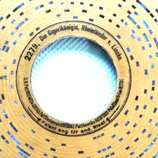 ORGAN disque HEROPHON organette carton disque carré orgue de rue Rare #0019