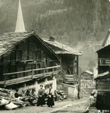 Switzerland Zermatt old street