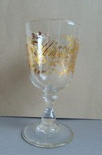 Verre à pied cristal  XIXe