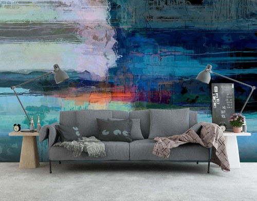 Papier peint couleur - peint,