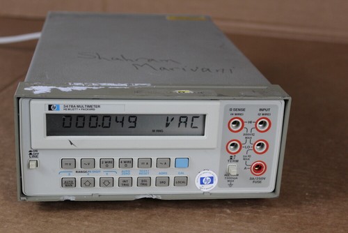 Agilent 3478a multimeter - agilent,