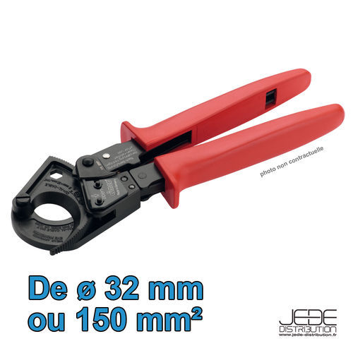 Coupe câble cliquet - à,