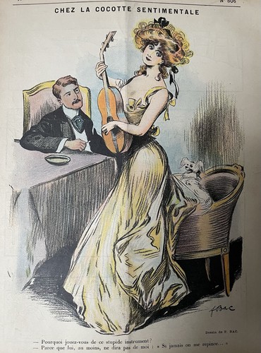 Élégante/Paris/1900/Gravure/