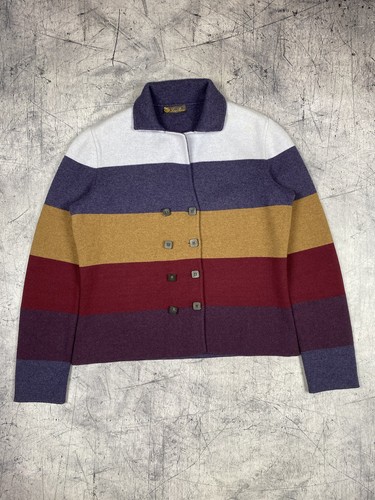 Pull veste - , rayé