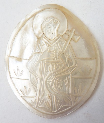 Médaillon saint personnage - saint,