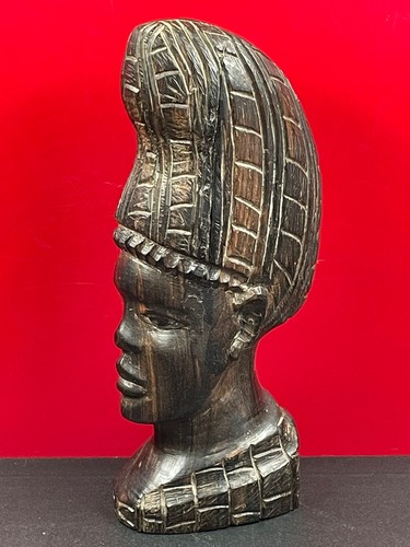 Statue africaine ebène bois - statue, africaine,