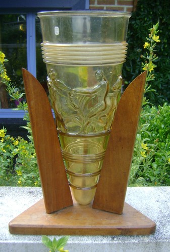 Ancien vase conique moule - ancien,