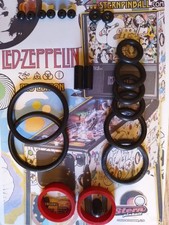 FLIPPER-STERN-LED ZEPPELIN PRO -KIT ELASTIQUES NOIR-pinball rubber kit