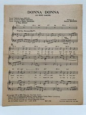 Partition Claude François Donna Donna Le Petit Garçon