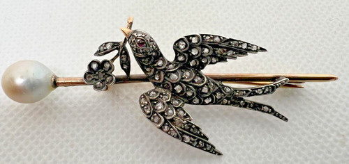 Broche ancienne art nouveau - ancienne,