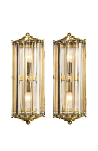 Paire appliques italiennes - d'appliques,