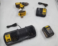 Lot De 4 Outils Dewalt - Perceuse DCD792, 2 Chargeurs, 1 Batterie, Pièces