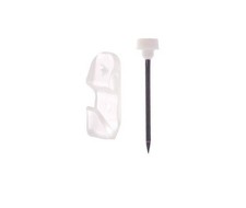 Lot 8 crochets résine transparente N°1 fixation tableau cadre 8kg CROCHET X