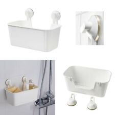 Panier à Ventouses Rangement de Salle de Bain Blanc Sans Clous ni Vis IKEA