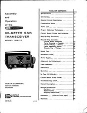 Assembly & Operation Manuel