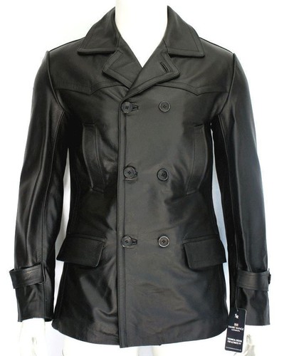 Manteau pea cuir vache - en, de