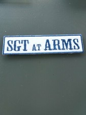 Patch Sons Of ANARCHY Opie JAX écusson moto titre sergent  biker sgt at arms