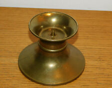 vintage NIJHOF HOLLAND bougeoir bougie en LAITON porte CIERGE en metal massif