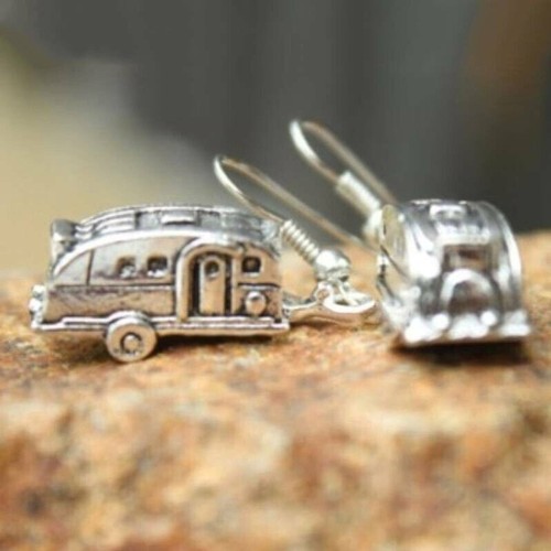 Silver camper new dangle - silver,