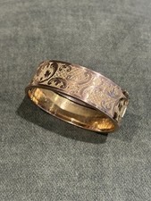 Gourmette Plaque Or Ancienne Louis XV Rocaille