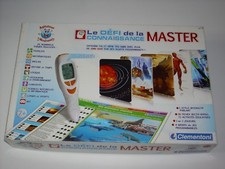 (2)JEU " LE DEFI DE LA CONNAISSANCE MASTER "AVEC STYLO INTERACTIF PAR CLEMENTONI
