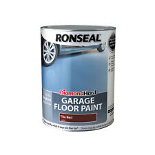 Ronseal 35764 Diamant Rigide Garage Sol Peinture Tuile Rouge 5 Litre