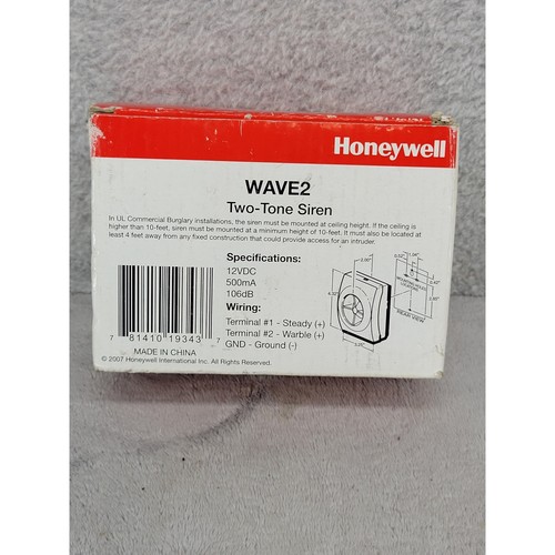 Honeywell wave2 two tone - honeywell,